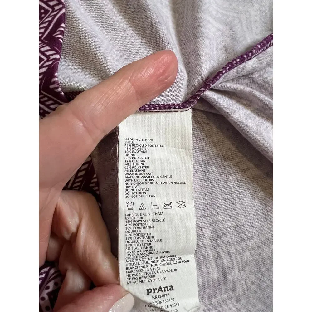 prAna Quinn Racerback Shelf Bra Dress Size Medium (B110367) - Picture 7 of 8